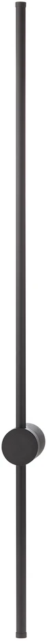 11W LED sieninis šviestuvas TABOO, juodas, 3000K