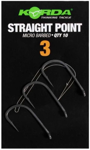 Kabliukai Korda Straight Point Barbed