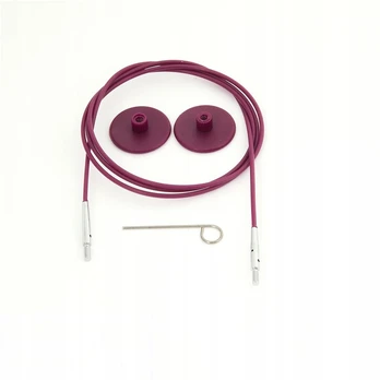 Kinzo Valas virbalams 120cm Knitpro violetinis - plieno