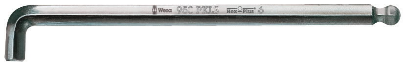 L-raktas šešiakampis 950 PKLS, HEX 10.0x219, Wera