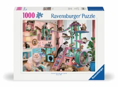 Dėlionė Ravensburger Puzzle 1000 pc Cat Room Paradise kaina
