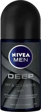 „Nivea Men“ dezodorantas su rutuliuku „Deep“, 50 ml