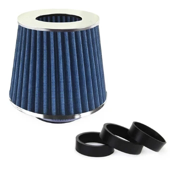 Mėlyna kūginis oro filtras + 3 adapteriai amio-02458