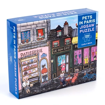 Pets in Paris 1,000-Piece Jigsaw Puzzle
