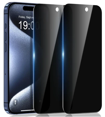 Iphone 15 Pro privacy apsauginis stiklas 66x142mm 1vnt A