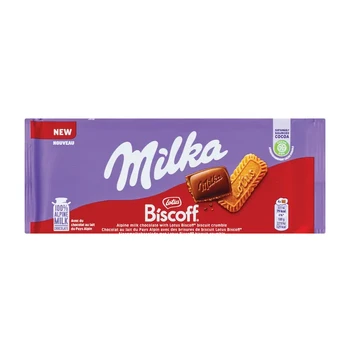 Šokoladas MILKA BISCOFF, 90 g