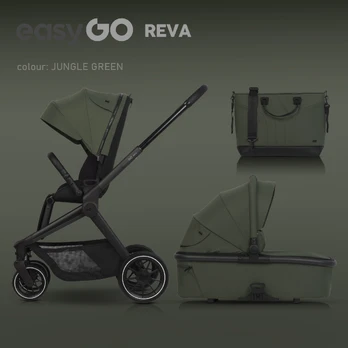 EasyGo Reva Jungle Green Vežimėlis 2 in 1