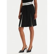 KARL LAGERFELD Mini sijonas B1W12005 Juoda Regular Fit