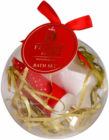 Accentra Bath set FESTIVE EDITION in ball-shaped box