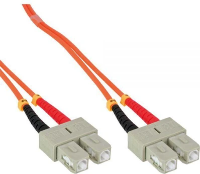 InLine Fiber Optic Patchcord SC/SC, 50/125 µm, OM2 7,5 m (83575)