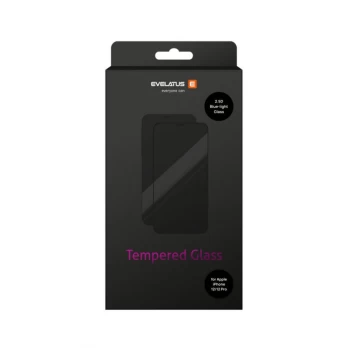 „Evelatus iPhone 12/ 12 Pro 0.33 Flat Clear Glass Japan Glue Anti-static Apple“