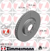 Stabdžių diskas ZIMMERMANN 600.3231.20 kaina
