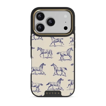 Derby Race - iPhone 17 Pro Case, Elite Dark (MagSafe) / Gold