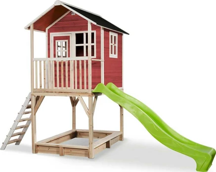 EXIT Loft 700 wooden playhouse - red