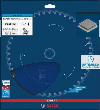 Bosch Expert for Fiber Cement 250x30x2.2/1.6x6T