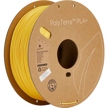 Polymaker PolyTerra PLA+ - 1kg - 1.75mm - Geltonas