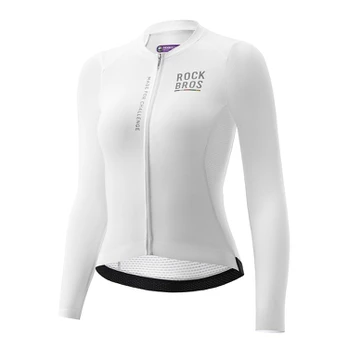Rockbros 15110012003 ROAD TO SKY women's cycling jersey long sleeve S - baltas