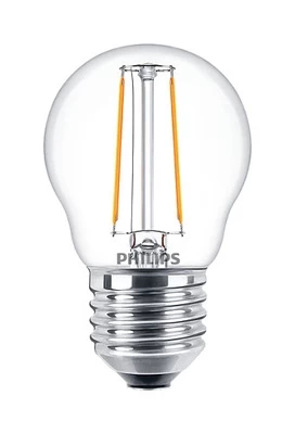 Lemputė Philips LED, P45, šaltai balta, E27, 2 W, 250 lm