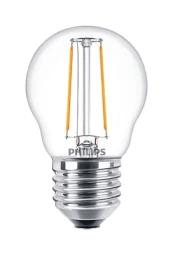 Lemputė Philips LED, P45, šaltai balta, E27, 2 W, 250 lm kaina