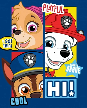 Paw Patrol poliarinė antklodė 100x140cm