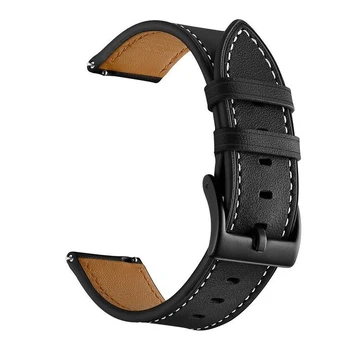 „BestAccessories“, 20 mm pločio odinis dirželis, juodas