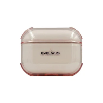 Evelatus Apple AirPods Pro 2 TPU Protective Case Transparent Pink