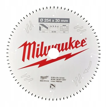 Milwaukee diskinis pjovimo diskas aliuminiui 254x30mm, 80 dantų