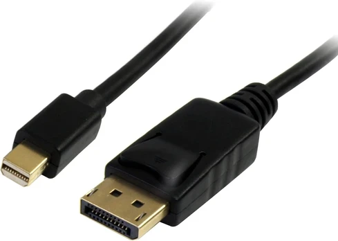 Startech Mini Displayport į Displayport kabelis, 2m, M/m, juodas