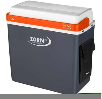 ZORN 21L Elektrisk køleboks 12V med USB A+C