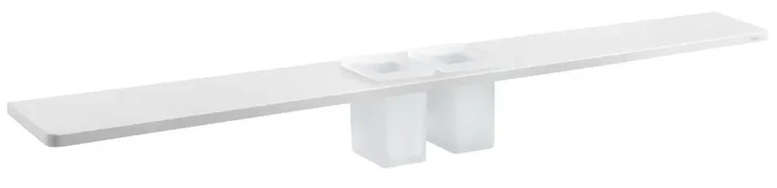 Sapho Abeline - Lentyna su stiklinėmis, 100 cm, matinė balta AE102-0101-01