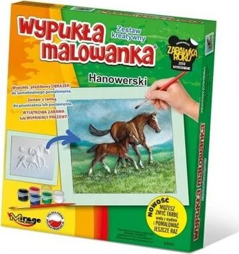 Iškilus paveikslėlis "hanoverio arklys" - kūrybinis rinkinys