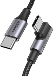 Kampinis kabelis USB-C į USB-C UGREEN US334 5A, PD 100W, 2m (juodas) kaina