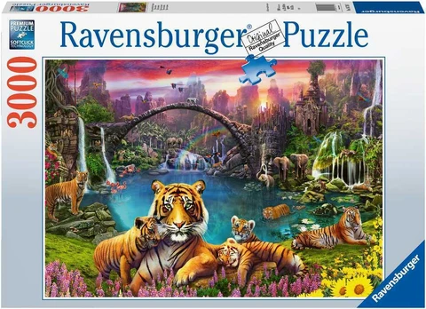Ravensburger Dėlionė 3000 vnt. - Tigrai lagūnoje