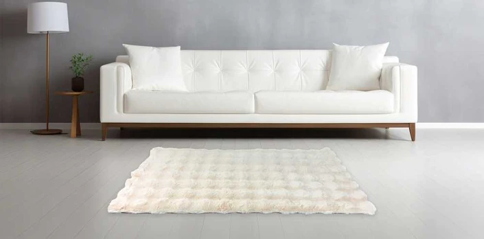 Kilimas Bubble, 60x115 cm, ecru