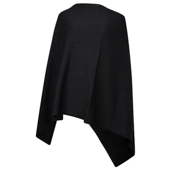 Pončas moterims, Juoda, Ponchos