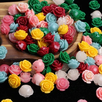 3D Rožių Karoliukai Papuošalų Gaminimui
