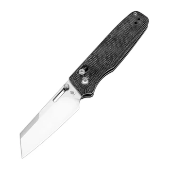 Kizer Vanguard Task Micarta 154CM sulenkiamas peilis V3641C1