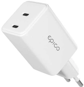 Epico UltraBoost EA30 45W GaN Wall Charger - baltas