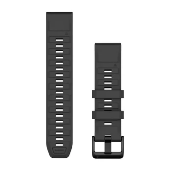 Apyrankė Garmin QuickFit 22 Watch Bands, Graphite Silicone