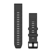 Apyrankė Garmin QuickFit 22 Watch Bands, Graphite Silicone kaina