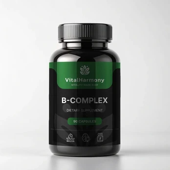 VitalHarmony B-Kompleksas – 90 kapsulių