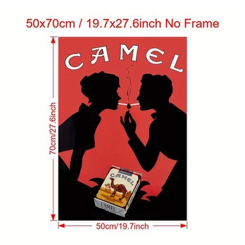 Drobės plakatas, 50,04*70,1cm Be rėmelio
