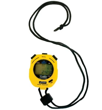 Chronometras Finis Stopwatch, juodas