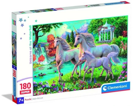 Clementoni CLE puzzle 180 SuperKolor Unicorns 29794