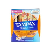 Tampax Pearl Compak Super Plus Buffer 18 Units kaina