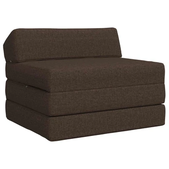 Sofa Sulankstomas Sofos Lova Taupe 200 x 70 x 10 cm Audinys