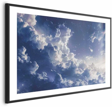 Artgeist Plakatas - Starry Clouds and Soft Light Over a Corner of the Sky