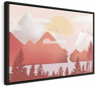 Artgeist Paveikslas - Landscape at Sunset (1 Part) Wide