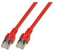 EFB RJ45 Patchkabel SF/UTP, Cat.5e, PVC, CCA, 1m, raudona