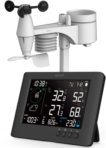 Meteorologinė stotelė su išoriniu jutikliu Sencor SWS 10500